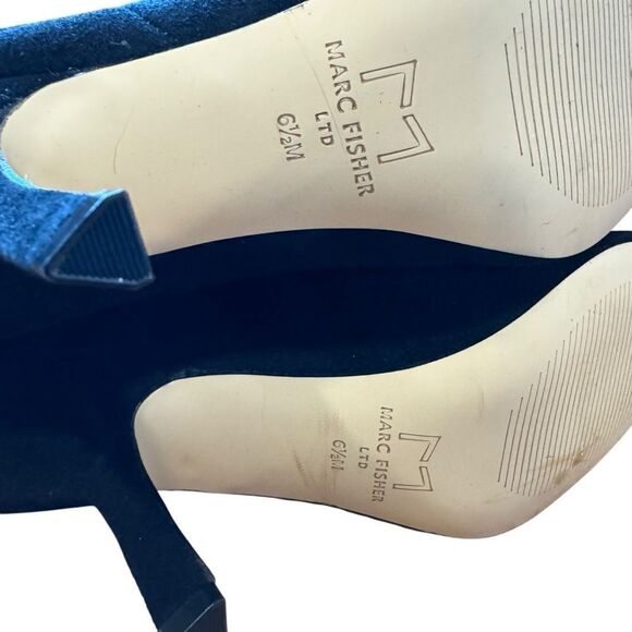 Revolve Marc Fisher LTD Haylian Suede Leather Pointed Toe Ankle Boots - Picture 8 of 12